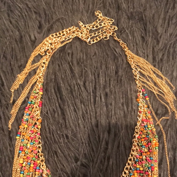 Beautiful multi color beads necklace - Picture 2 of 3